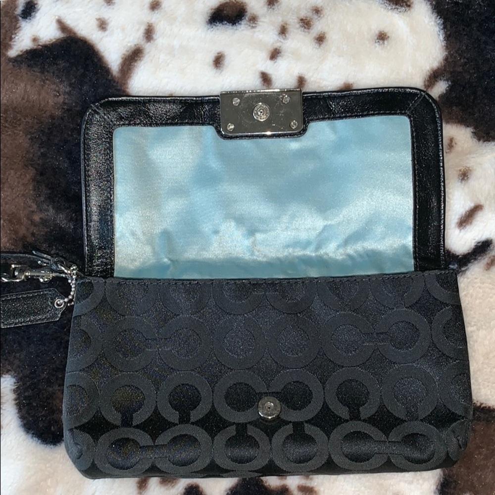 Coach Black Clutch - Picture 4 of 8